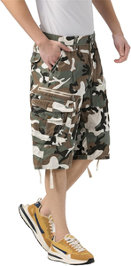 Pantalones cortos Cargo multibolsillo para hombre de peso pesado de verano logotipo personalizado 100% algodón pantalones cortos Cargo para trabajo al aire libre para hombres - Product Image 2