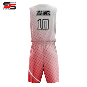 Uniforme réversible de maillot de basket-ball en maille en gros uniforme de basket-ball d'équipe vierge caractéristique Service de séchage rapide - Product Image 2