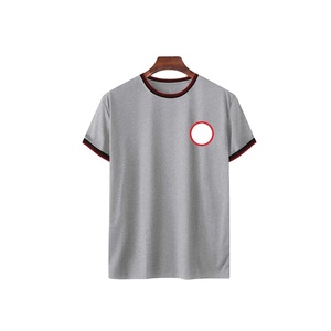 เสื้อยืดสำหรับผู้ชายเสื้อยืดคอตตอนสำหรับ100% เสื้อยืดลำลองทรงโอเวอร์ไซซ์เสื้อยืดคอกลมเรียบๆแห้งเร็วสำหรับฤดูร้อน - Product Image 1