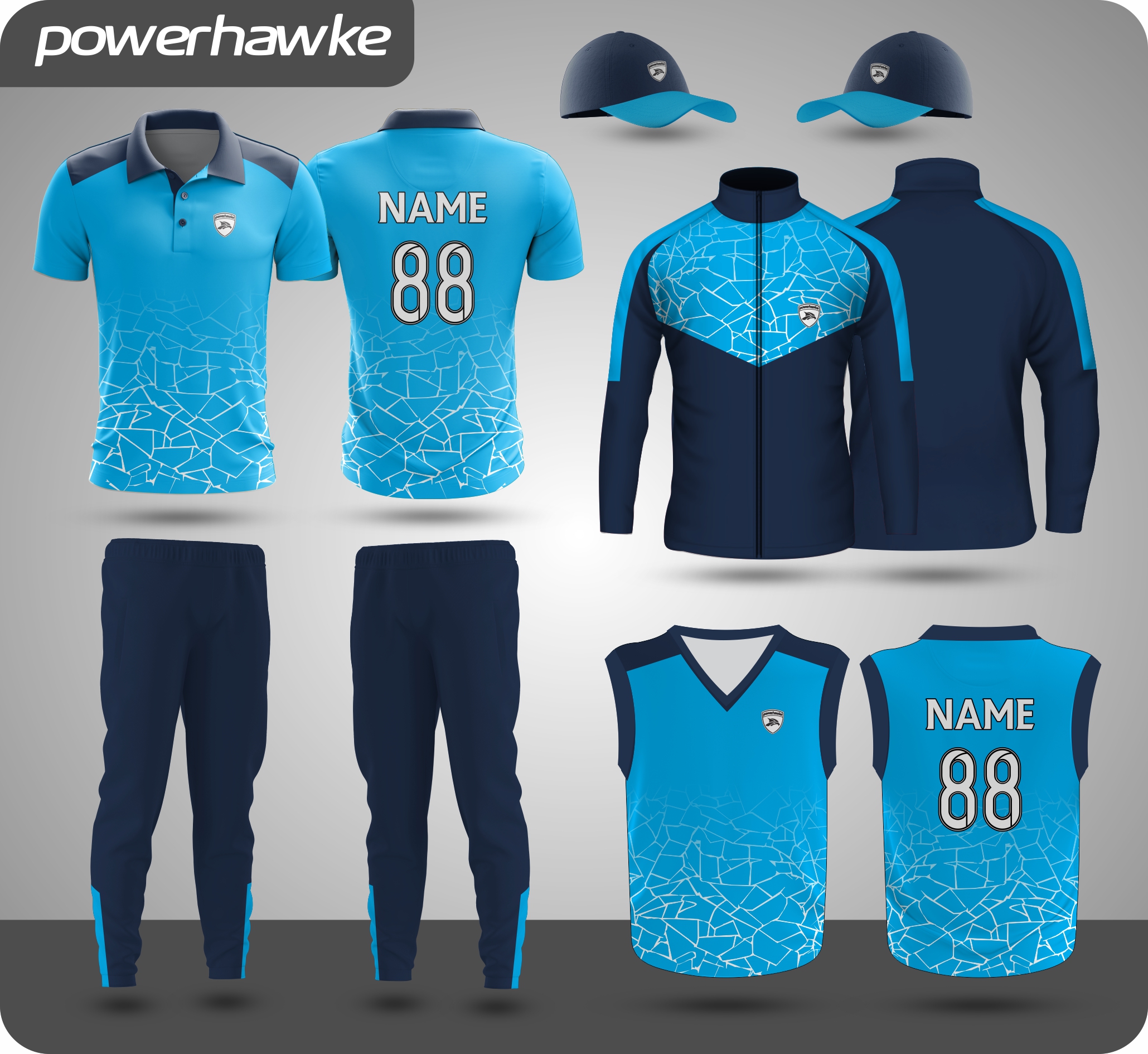 coloured cricket dress