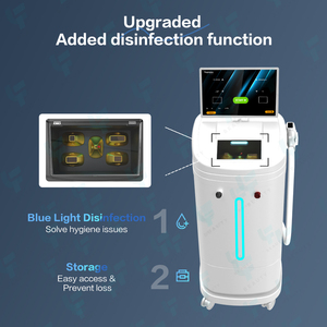 Mesin Penghilang Bulu <span class=keywords><strong>Laser</strong></span> Titanium Upgrade 3 Gelombang 755 808 1064nm Peralatan Penghilang Bulu <span class=keywords><strong>Laser</strong></span> Diode Dengan Fungsi Disinfeksi - Product Image 4
