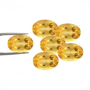 หินควอทซ์ซิทรินธรรมชาติอัญมณีทรงหลวมหินควอตซ์เจียระไนทรงรีสำหรับทำเครื่องประดับอัญมณีธรรมชาติคุณภาพสูง - Product Image 4