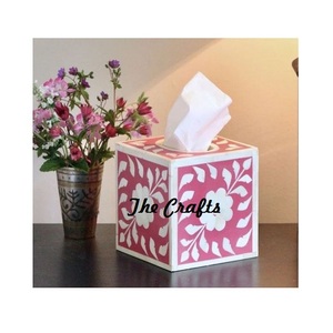 Finest Quality <b>Tissue</b> Box Wooden And Metal <b>Tissue</b> Box Customized Size Restaurant Tableware Napkin <b>Holder</b> - Product Image 6