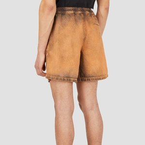 STITCHMODE Short homme de haute qualité 100% coton délavé à l'acide Streetwear délavé au soleil OEM Logo personnalisé fabriqué de haute qualité - Product Image 3