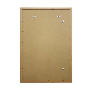 Marco de Fotos de Madera de Haya Claro de Estilo Clásico de 61 x 91.5 cm, Decorativo, de MDF, con Cristal Frontal para Fotos, Lienzos, Papel de Bambú - Product Image 6