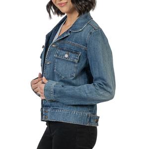 แจ็คเก็ตยีนส์ผ้าฝ้ายระบายอากาศสำหรับผู้หญิง ดีไซน์ล่าสุด ออกแบบสไตล์ของคุณเอง ขายดี - Product Image 2