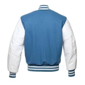 College Baseball <b>Jacket</b> <b>for</b> <b>Men</b> Oversized Varsity Bomber Custom Logo Heavyweight Wool Blend Chenille Patch - Product Image 6