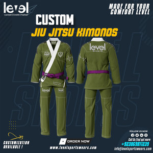 Combat personnalisé meilleure vente Gis karaté costume professionnel Arts martiaux formation 2025 Kimono personnalisé Jiu Jitsu uniforme - Product Image 5