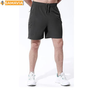 Pantalones cortos de malla para hombre, ropa deportiva ligera de secado rápido para gimnasio, entrenamiento y correr - Product Image 3