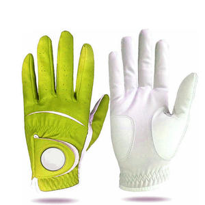 Bonne vente vente entière Cabretta gants de golf en cuir véritable en peau de mouton avec logo personnalisé vêtements de sport gants de golf - Product Image 4