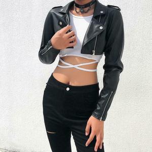 Chaqueta Bomber Corta para Mujer, Profesional, Negra, de Lana y Algodón, Impermeable, Resistente al Viento, Gruesa, con Detalles Desmontables, para Otoño - Product Image 2