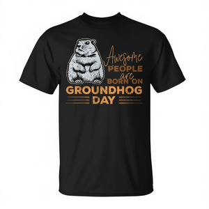 Maglietta fantastica per il compleanno del Groundhog, per celebrare il tuo giorno speciale - Product Image 2