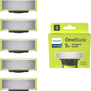 Cuchillas de Repuesto Originales de Acero Inoxidable Philips OneBlade 5 Compatibles con todas las Afeitadoras Eléctricas OneBlade (modelo QP250/50) - Product Image 5
