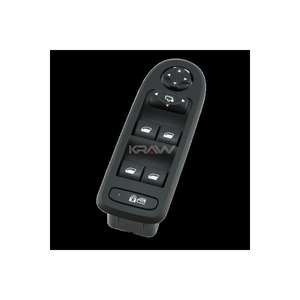 Interruptor Elevador de Ventana Izquierdo Negro 96644915XT para Peugeot 308 08-14 508 09-17 C5 08-15 Interruptores Automotrices - Product Image 1