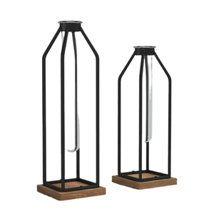 Soporte de florero de Metal de aluminio para jardín inteligente, de hierro para soporte de suelo decoración interior o exterior del Hogar, exhibición Floral para fiesta de boda - Product Image 6