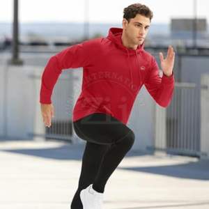 Moda invierno baloncesto sudaderas con capucha 100% algodón sólido manga Regular con capucha hombres polar sublimación secado rápido - Product Image 3