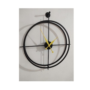 Horloge murale en métal de qualité supérieure, meilleure vente, horloge murale décorée pour la maison et l'hôtel, horloge murale créative de luxe - Product Image 1