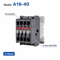 Contacteur AC série A OEM A50A63A75-30-11 A16-40 220V 380V pour commande de moteur