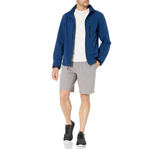 Veste Softshell Bleu Royal Fermeture Éclair Intégrale Légère Imperméable Veste de Sport de Plein Air avec Poches Logo Personnalisé OEM Disponible - Product Image 6