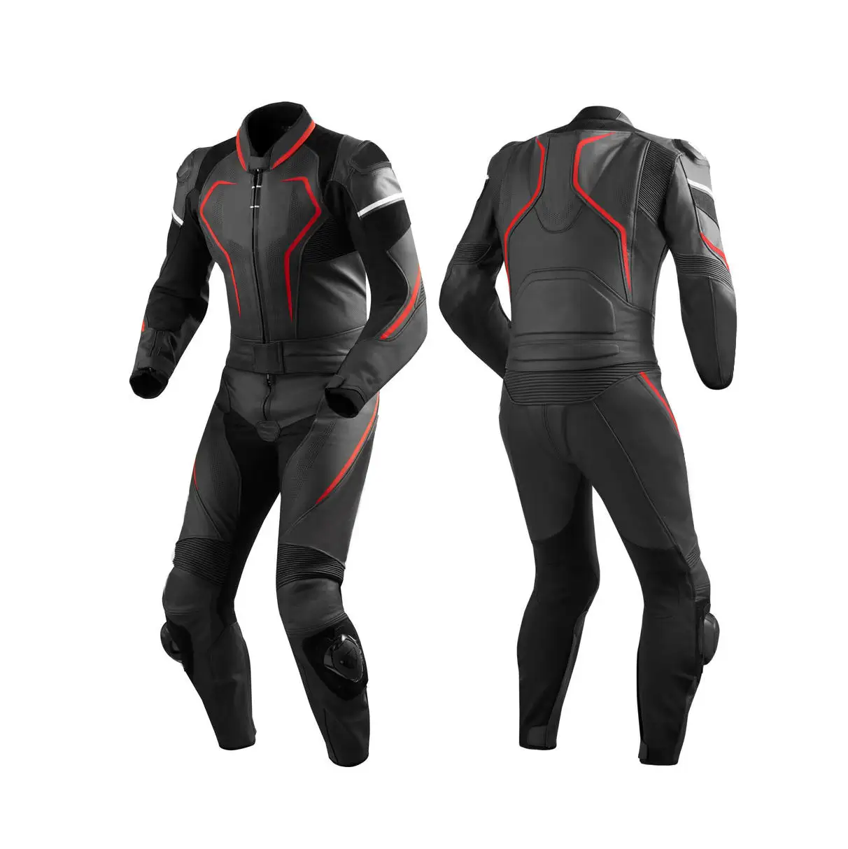 Ucuz fiyat motosiklet takım elbise toptan gerçek deri iki adet tüm hava bisikletçinin sürme takım erkekler için