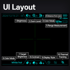 Zerobeam k23l cầm tay nhiệt hình ảnh camera với CMOS cảm biến và thẻ SD cho lĩnh vực làm việc và giám sát nhiệt độ - Product Image 4