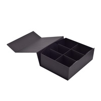 Boîte cadeau rigide de luxe en carton recyclé avec logo personnalisé, insert en EVA et fermeture magnétique pour coffrets cadeaux