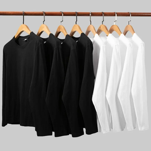 Venta al por mayor personalizado su logotipo de la marca 100% algodón camiseta en blanco hombres camiseta lisa Casual hombres camiseta lisa algodón camisetas - Product Image 1