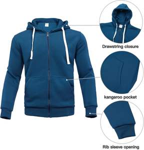 Sudadera con capucha transpirable Eco-Friendly Impreso Patrón sólido Invierno Peso pesado SWEATSUIT Técnica de diamantes de imitación Ligero - Product Image 4