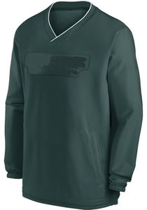 High Quality Embroidery V-Neck Pullover Golf Windbreaker Stand Collar Water Resistant Plus Size <b>Summer</b> Outdoor Windproof <b>Jacket</b> - Product Image 3