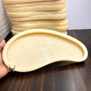 Handmade Resin Single Tier Multifunction Portable Serving Tray Modern Design Dishwasher Safe Coffee Tea <b>Breakfast</b> Dining Table - Product Image 2