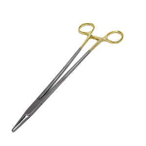 Porte-aiguille dentaire manuel de précision durable en acier inoxydable, accessoire chirurgical certifié CE, ergonomique à 3 mors - Product Image 3