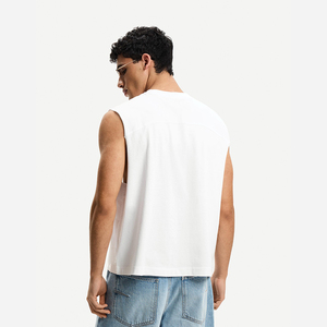 Venta caliente de alta calidad 250 Gsm algodón hombres camiseta personalizada impresa ropa en blanco Fabricación de muestra gratis - Product Image 4