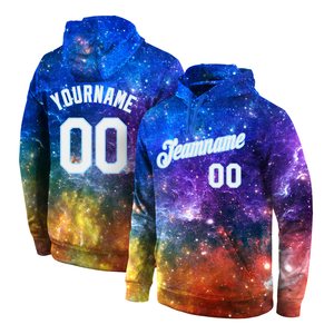 Sudadera con capucha de invierno con nombre de equipo personalizado Unisex patrón sólido bordado sublimación 100% algodón polar de secado rápido transpirable para hombres - Product Image 1