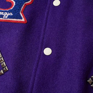 Meilleure vente Vestes d'hiver de baseball lourds Veste Letterman brodée personnalisée Blouson bombardier mode pour hommes - Product Image 5