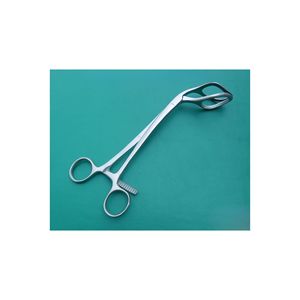 SOMER 9 ''изогнутые щипцы для поднятия матки ручной немецкий инструмент из нержавеющей стали Ob/гинекологический инструмент CE одобренный степлер для кожи