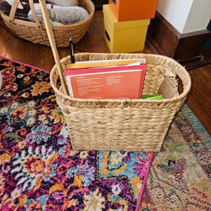 <b>Rectangular</b> <b>storage</b> <b>basket</b> with oval woven rim Handmade <b>Storage</b> <b>Basket</b> Wholesale eco-friendly Made in Vietnam - Product Image 5