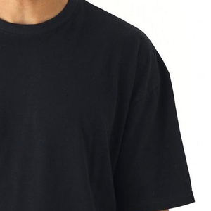 T-shirt pour homme en coton 100% personnalisable, écologique, à manches tombantes, coupe ample, poids lourd, fabriqué par Blank Box Tee - Product Image 6