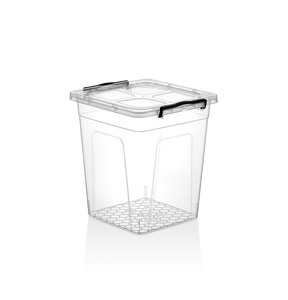 10-20L Eco-Friendly PP <b>Plastic</b> Rectangle Classic Deep Kitchen Food Storage <b>Container</b> <b>Lid</b> Safe Freshness Preservation - Product Image 1