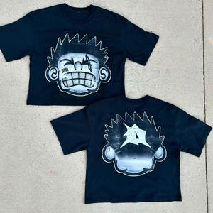 เสื้อยืดผ้าฝ้าย100% ชายทรงหลวมผ้า220gsm คอกลมพิมพ์โลโก้ได้ตามต้องการ - Product Image 2