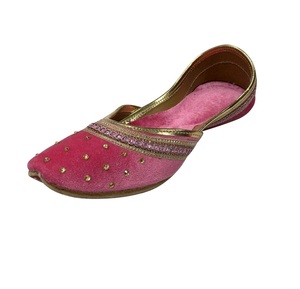 แฟชั่นหลายสี punjabi khussa jutti แฮนด์เมดงานแต่งงานกลางแจ้งสบายๆรองเท้าผู้หญิง Punjabi khussa - Product Image 5