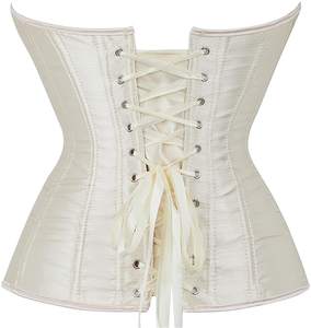 Jaune or Satin Corset corps façonnage Shapewear taille Cincher Bustier Lingerie pour femmes Sexy mode minceur tenue - Product Image 4