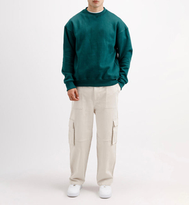 เสื้อฮู้ดสวมหัวเอวลอยของผู้ชายผ้าฝ้าย Streetwear60 % เสื้อมีฮู้ด40% โพลีเอสเตอร์ผลิตตามสั่ง - Product Image 1