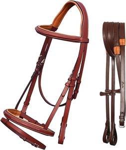 คู่ดีไซเนอร์สนั๊ฟเฟิลกระโดดแถบจมูกและเขียนคิ้วด้วยโมโนคราวน์พีซบังเหียนหนังเย็บแฟนซีพร้อมยางเรนส์ขี่ - Product Image 1