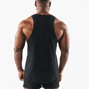 Manufacturer's Muscle Fitness Tank Top <b>for</b> <b>Men</b> Casual Plus Size Breathable Gym <b>Singlet</b> Sleeveless Customized Color Print Design - Product Image 4