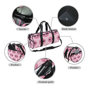 2024 bolsa de lona impermeable con logotipo personalizado portátil Simple de alta calidad bolsa de lona personalizada bolsa de lona deportiva - Product Image 2