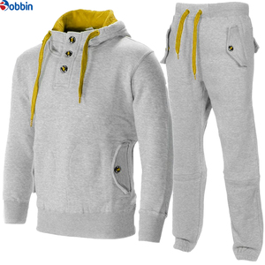 Conjunto de Sudadera y Pantalones Deportivos de Invierno para Hombre, Tendencia Superior, Unisex, Grueso, Transpirable, Talla Grande, Cintura Elástica, Conjuntos Modernos - Product Image 1
