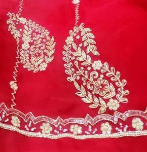 Designer moderne non cousu brodé à la main indien mode-avant costumes pour femmes Style traditionnel Protection solaire de haute qualité - Product Image 2