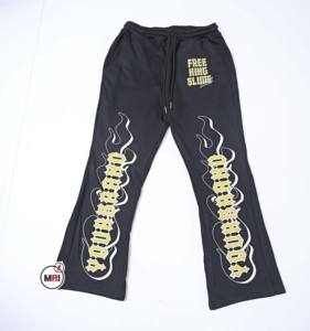 Wholesale 100% Cotton DTF Printed Men's Gym Set Custom Logo Breathable Sustainable XL <b>Short</b> <b>Sleeves</b> Tracksuit Plus Size Summer - Product Image 3