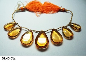 อัญมณีหลวมสีเหลืองมะนาวธรรมชาติเจียระไนแบบแฟนซีเพื่อการรักษาอัญมณีที่ดีสำหรับการส่งออกในราคาจำนวนมาก - Product Image 2