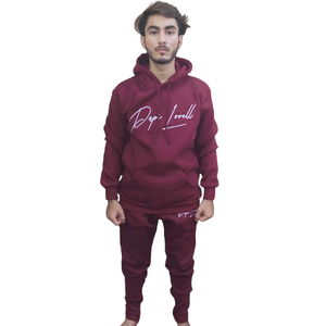 Alta calidad personalizada Yoga Running Sports Wear Men s Fleece Track Suit Elegante Street Wear Jogger Set - Product Image 3